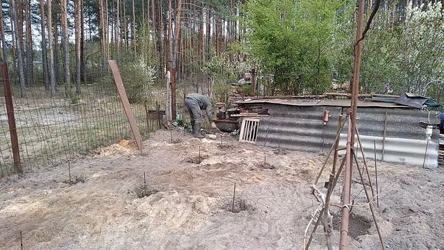 Самый дешевый фундамент для сарая в котором можно жить! смотреть онлайн