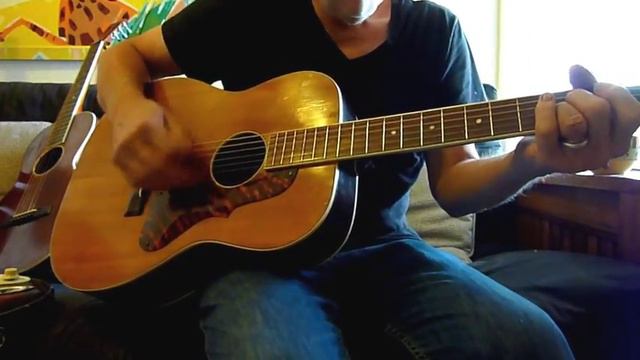 1930's/40's SS Stewart Flattop Acoustic Guitar. Restored. смотреть онлайн