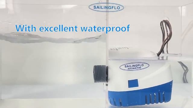 Автоматическая трюмная погружная помпа-насос Singflo 12 VDC 3360 литров/час смотреть онлайн