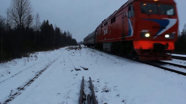 Станция Вешки. Пригородный поезд Псков – Дно смотреть онлайн