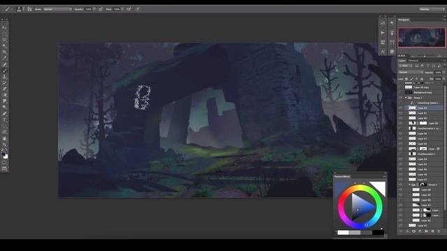Forest Ruins: Concept Art Process смотреть онлайн