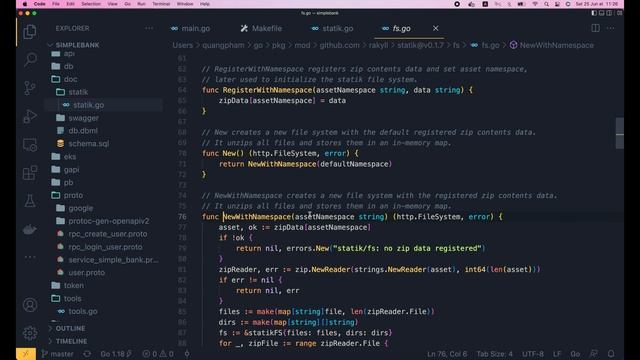 [Backend #46] Embed static frontend files inside Golang backend server's binary смотреть онлайн