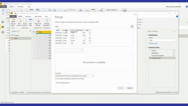 Joining Datasets using Multiple JOIN Conditions in Power BI смотреть онлайн