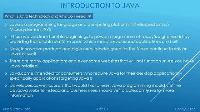 Introduction to Java | What is Java technology and why do I need it? | Why is Java popular? смотреть онлайн