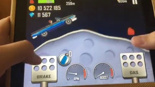 Тестируем машину из игры Hill Climb «Низкая подвеска» смотреть онлайн