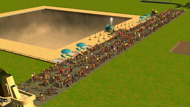 Roller Coaster Tycoon 3 Peep Bowling (Death Park) смотреть онлайн