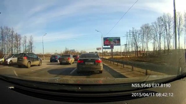 Москва - Сергиев Посад / Moscow - Sergiev Posad 11/04/2015 (timelapse 4x)