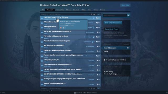 The End of PS 5 EXCLUSIVES! Horizon Forbidden West Coming To STEAM in 2024! смотреть онлайн