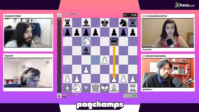 xQc Gets Checkmated by MoistCr1tikal in 6 Moves! | Chess.com PogChamps смотреть онлайн