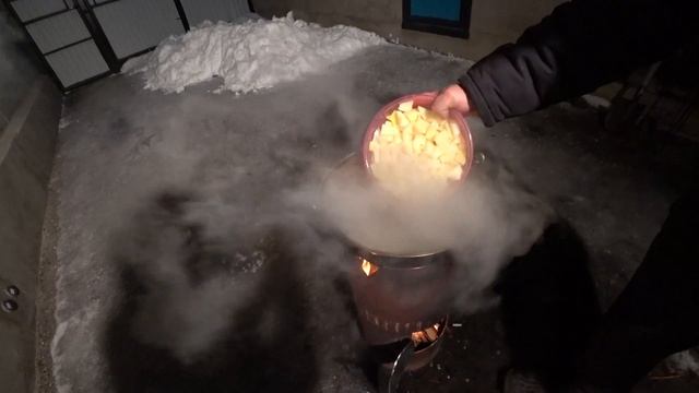 домашняя лапша в казане на костре смотреть онлайн