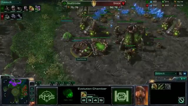 Starcraft 2 -- Snaze (T) v SoulGrinder (T) -- PMS|H2O G/P Weekly #13 смотреть онлайн