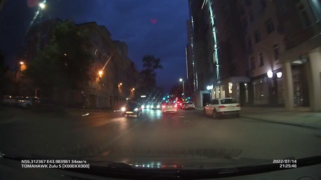 Tomahawk Zulu S - Пример видео НОЧЬ