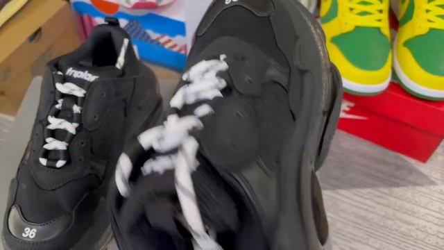 Balenciaga Triple S Trainer Black Clear Solekickbulk sneakers смотреть онлайн