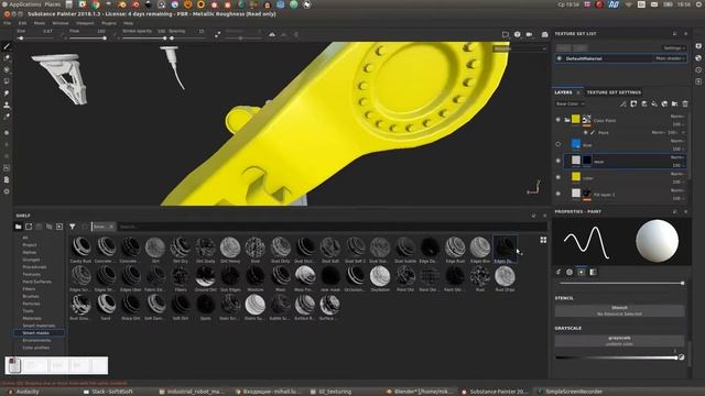 02 - Industrial Robot - Текстурирование модели в Substance Painter смотреть онлайн