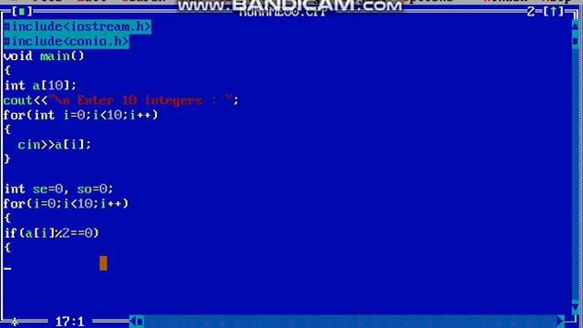 C++ program to find the sum of odd and even integers in an integer array | #UniversalProgramming смотреть онлайн
