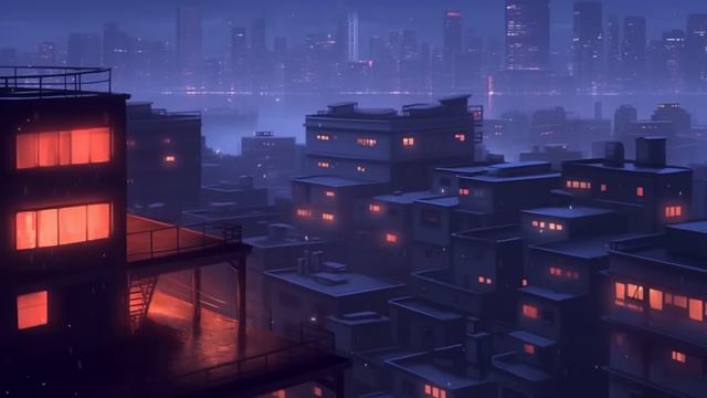 Lofi Night In Cities 🌕 Lofi Hip Hop Mix 📻 Lofi Music To Study/ Chill/ Stress Relief