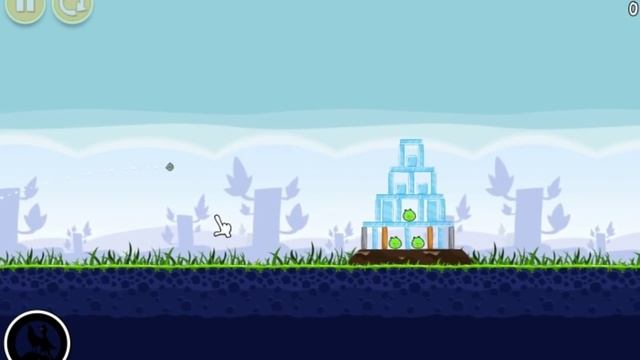 Angry Birds all stars,(получить все звезды) Poached eggs-level 1 смотреть онлайн
