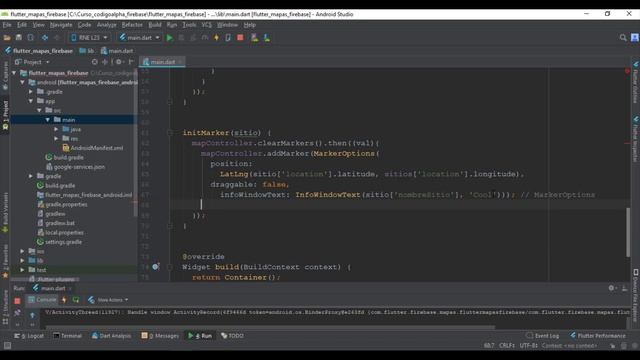 Flutter Google Maps Firebase Markers смотреть онлайн