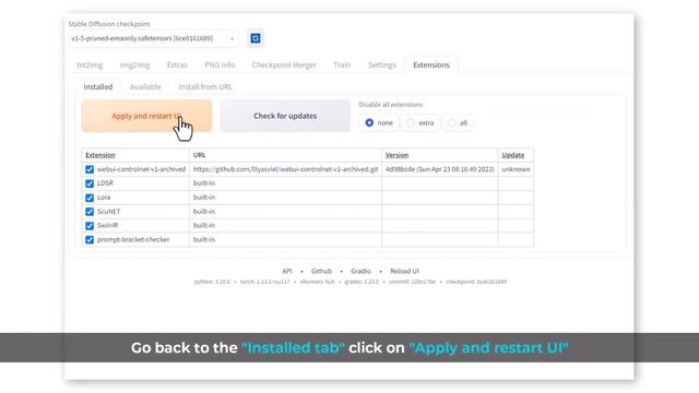 How To Install AUTOMATIC1111 With ControlNET V1.0