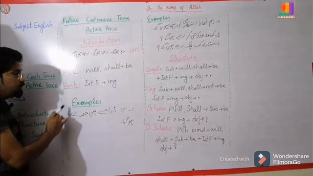 Future Continuous Tense | Examples | Active Voice | English Grammar Tutorial Video Lesson || YouTub смотреть онлайн
