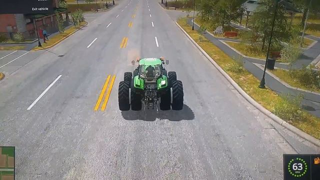 Farming simulator 2017 Deutz fahr series 9 runs out of fuel смотреть онлайн