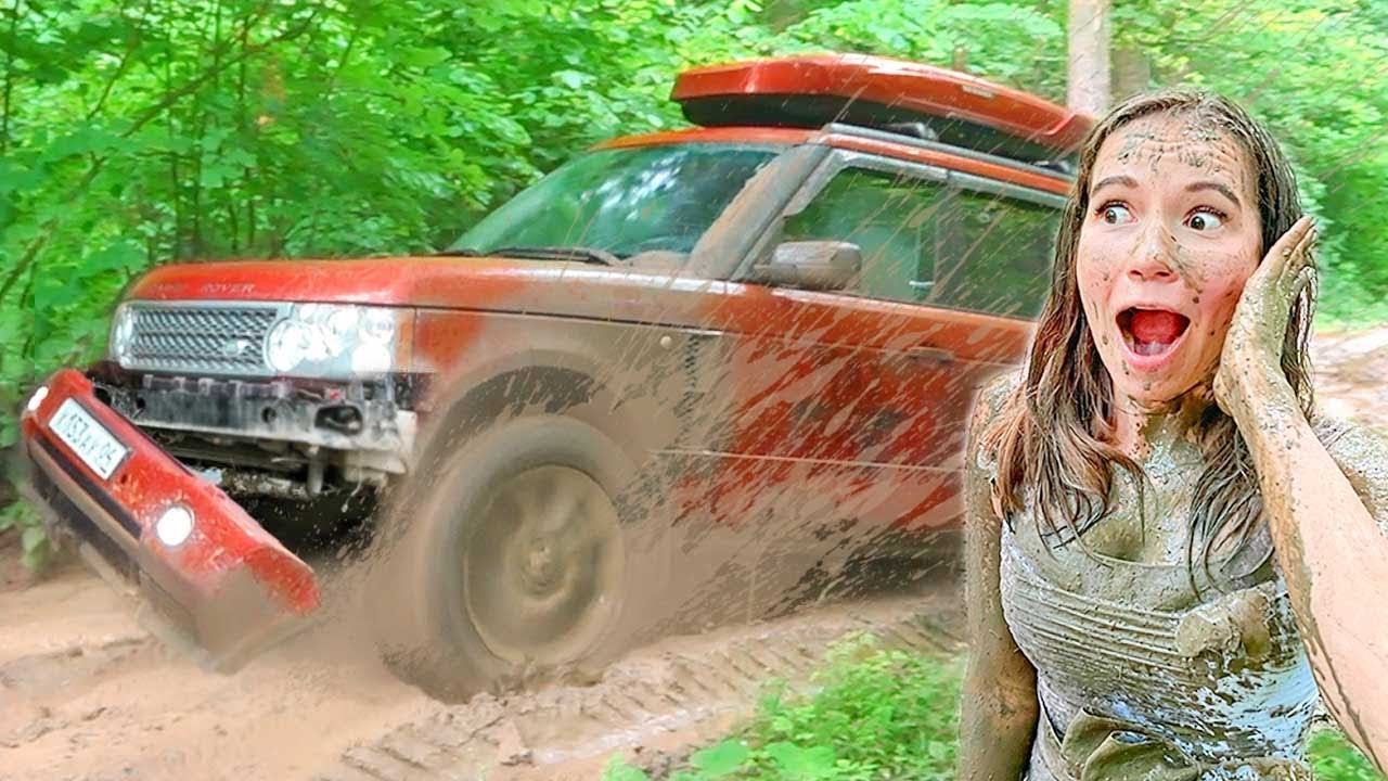 Что могут Range Rover на оффроад Спешили на свадьбу и упали лицом в грязь смотреть онлайн