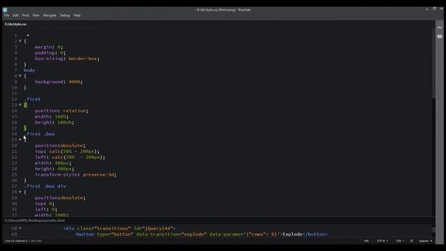 3d Animation in html code | CSS 3D Video Cube Using Html and CSS смотреть онлайн