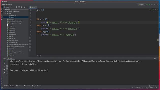 Python Programlama Dili Dersleri 38 - If - elif - else смотреть онлайн