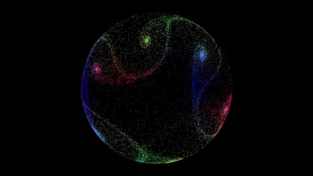 Particles in 2D/3D computed with OpenGL смотреть онлайн