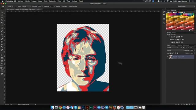 Photoshop & Illustrator Tutorial | Poster OBAMA HOPE Style | by PixeL смотреть онлайн