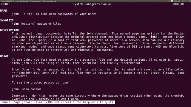 Homemade CTF Challenge: 06 "I lost my password!" смотреть онлайн