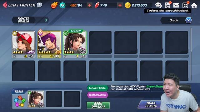 AKU BERMAIN GAME FIGHTING TERKENAL TAPI VERSI HANDPHONE! The King of Fighters All Star смотреть онлайн