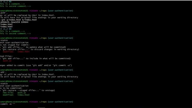 Git - Committing Our Work смотреть онлайн