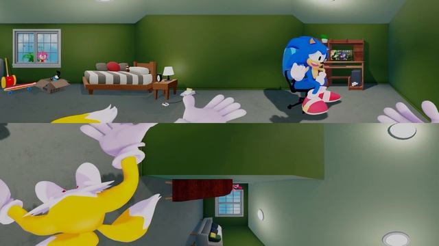 Tails Caught Sonic FNF 360° POV Animation. смотреть онлайн