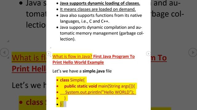 What is Java Buzzwords/Java Features, JDK, JRE, JVM, Java Operators, Java Variables, Java Keywords смотреть онлайн