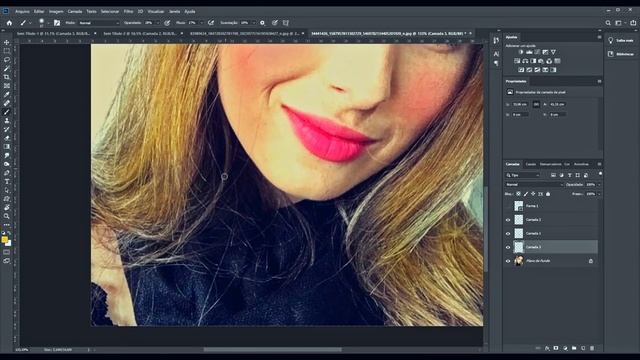 Me maquiando no Adobe Photoshop 2019 смотреть онлайн
