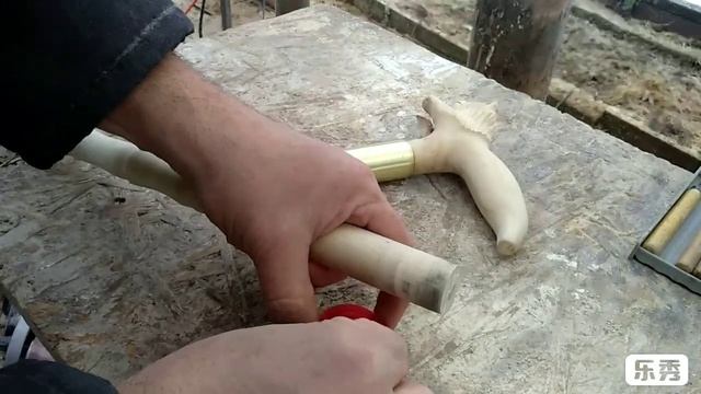 Трость с медведем, своими руками. смотреть онлайн