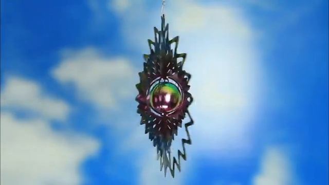 Iron Stop Gazing Ball Splash Wind Spinner смотреть онлайн
