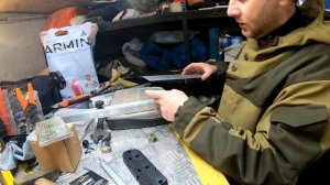 Изготовление креплений для датчиков эхолотов Garmin Striker и Echomap - часть2