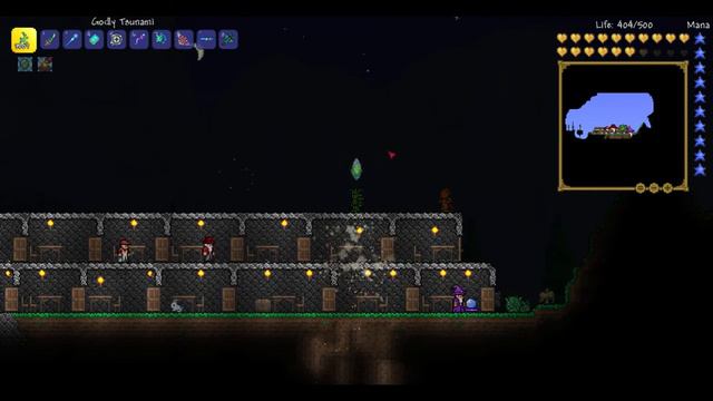 Terraria Bug - Arrows Go Through The Walls!?! смотреть онлайн