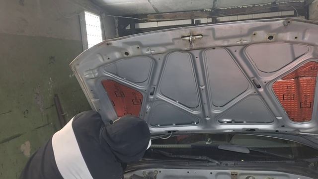 Шумоизоляция капота Акцента!