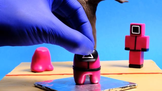 Squid Game but It's Mini Crewmate Roblox FNF and Minecraft characters смотреть онлайн