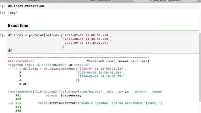 #83 Pandas (Part 60): Time: Slice, Exact match, time index resolution, pd.Truncate() смотреть онлайн