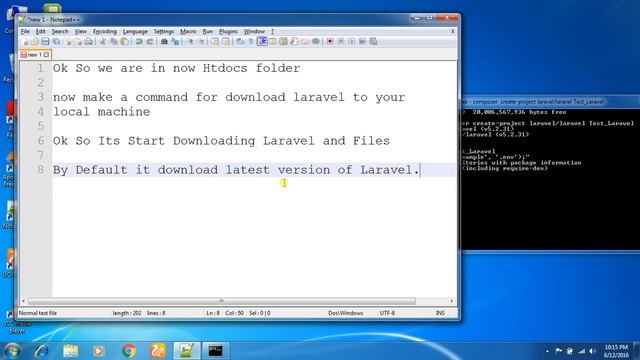 PHP Laravel how to install laravel in windows with xampp | how to install laravel 5 смотреть онлайн