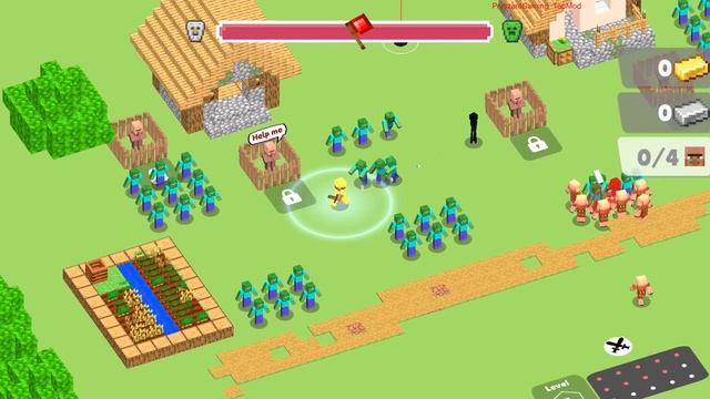 Craft Commander - Gameplay Walkthrough Part 1 Minecraft Army Commander (iOS,Android) смотреть онлайн