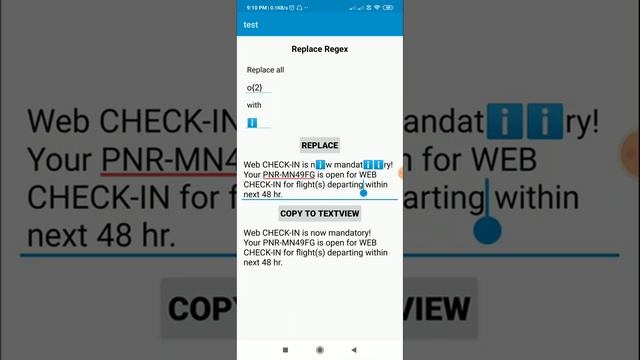 Replacing characters in String using regex in Sketchware смотреть онлайн