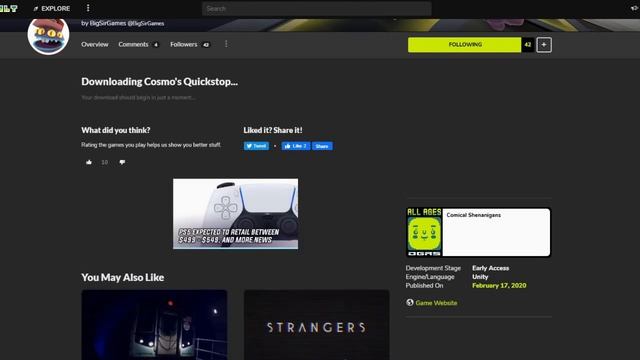 Play Cosmo's Quickstop Online With Parsec! смотреть онлайн