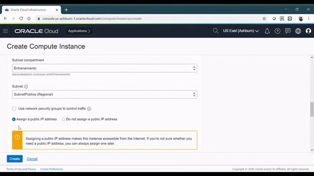 Creando instancias Virtual Machine o Bare Metal en Oracle Cloud Infrastructure (OCI) смотреть онлайн