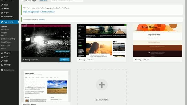 JamSession Music Band Wordpress Theme - Instalation смотреть онлайн