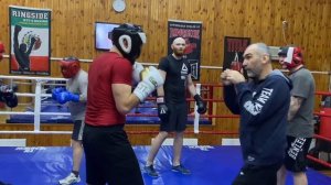 Тренировка по боксу / Отработка встречного удара / Групповое занятие